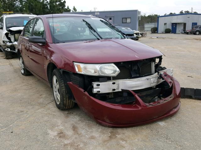1G8AZ55F66Z164937 - 2006 SATURN ION LEVEL BURGUNDY photo 1