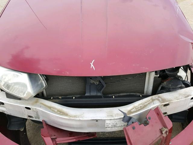 1G8AZ55F66Z164937 - 2006 SATURN ION LEVEL BURGUNDY photo 7