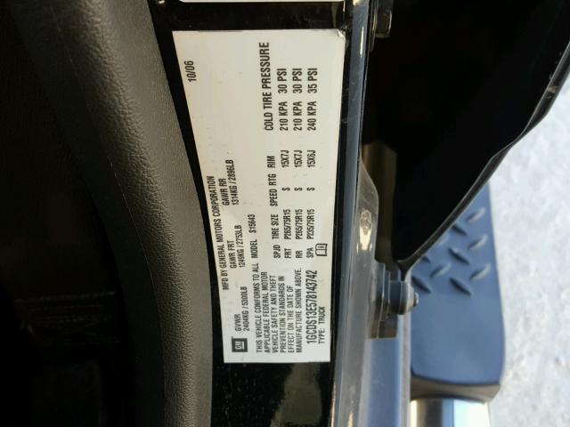 1GCDS13E578143742 - 2007 CHEVROLET COLORADO BLACK photo 10