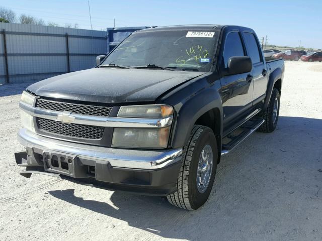 1GCDS13E578143742 - 2007 CHEVROLET COLORADO BLACK photo 2