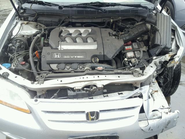 1HGCG16581A031107 - 2001 HONDA ACCORD EX SILVER photo 7