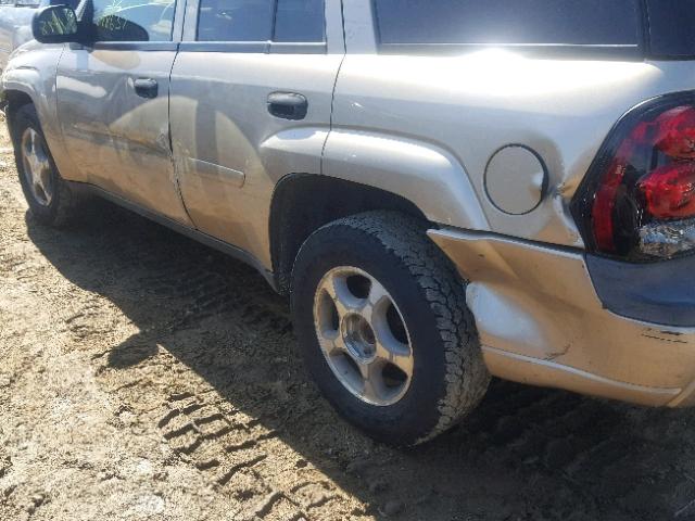 1GNDT13S762329472 - 2006 CHEVROLET TRAILBLAZE GOLD photo 9