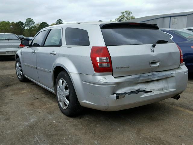 2D4FV48T75H531171 - 2005 DODGE MAGNUM SE SILVER photo 3