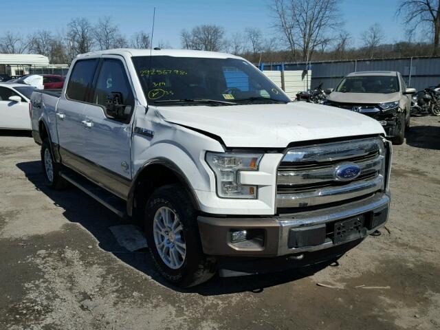 1FTEW1EG3HFB35921 - 2017 FORD F150 SUPER WHITE photo 1