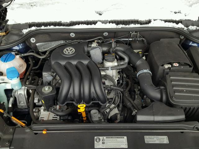 3VW2K7AJ3DM414439 - 2013 VOLKSWAGEN JETTA BASE Կապույտ լուսանկար 7