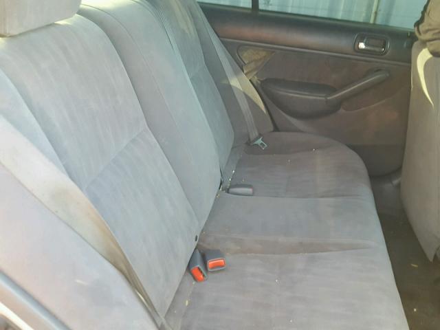 2HGES26713H613813 - 2003 HONDA CIVIC EX ვერცხლისფერი ფოტო 6