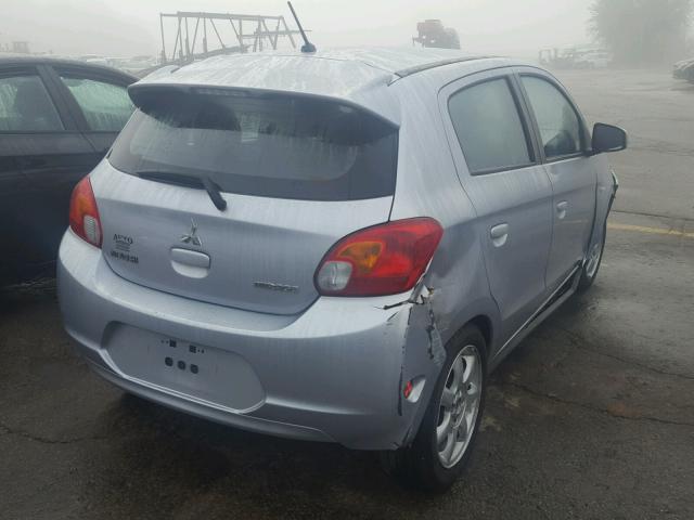 ML32A3HJ5FH038244 - 2015 MITSUBISHI MIRAGE DE SILVER photo 4