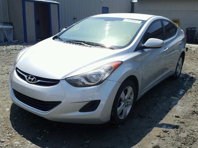 KMHDH4AE9BU152541 - 2011 HYUNDAI ELANTRA GL SILVER photo 2