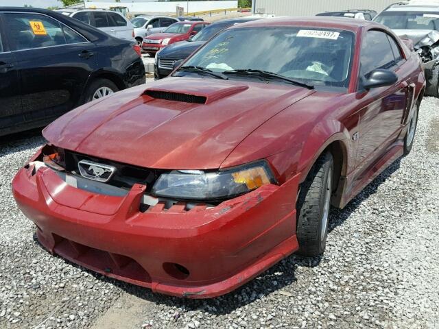 1FAFP42XX3F304841 - 2003 FORD MUSTANG GT BURGUNDY photo 2