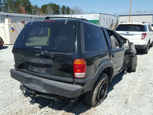 1FMZU73EXYZB84152 - 2000 FORD EXPLORER X BLACK photo 4