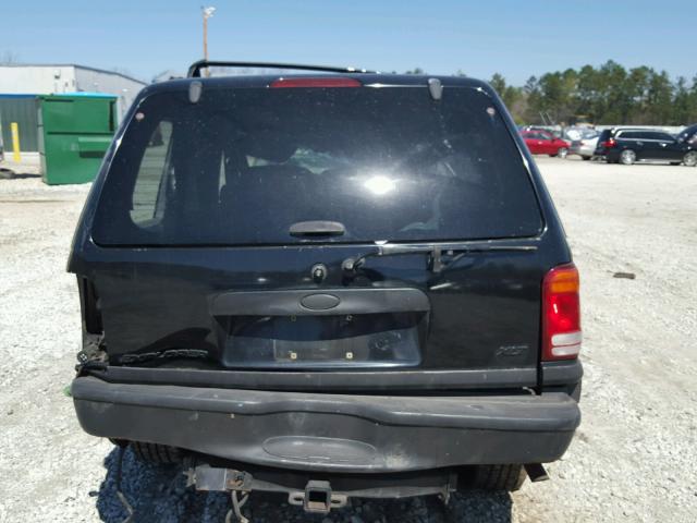 1FMZU73EXYZB84152 - 2000 FORD EXPLORER X BLACK photo 9