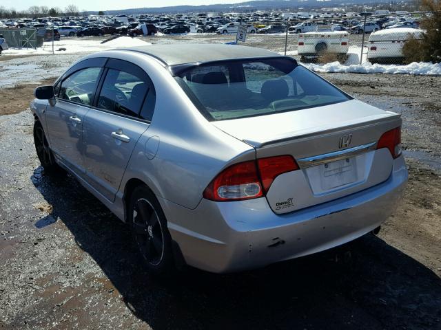 2HGFA1E65AH533955 - 2010 HONDA CIVIC SILVER photo 3