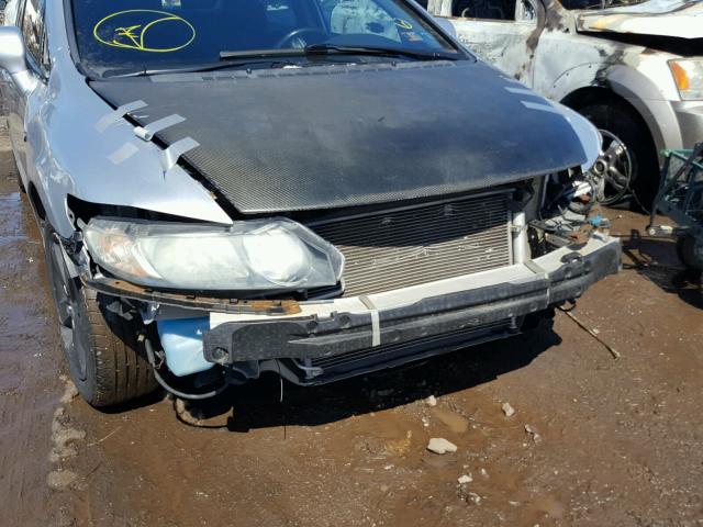 2HGFA1E65AH533955 - 2010 HONDA CIVIC SILVER photo 9