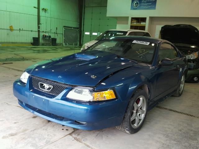 1FAFP42X9XF118553 - 1999 FORD MUSTANG GT BLUE photo 2