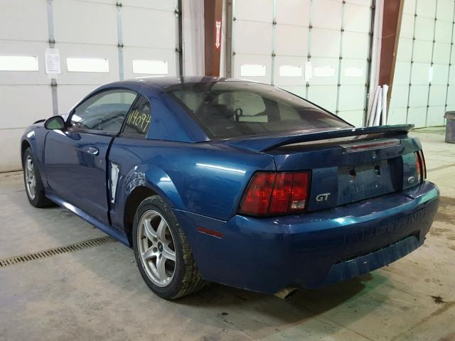 1FAFP42X9XF118553 - 1999 FORD MUSTANG GT BLUE photo 3