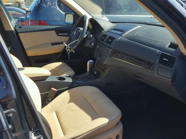 WBXPC93407WF18180 - 2007 BMW X3 3.0SI BLACK photo 5