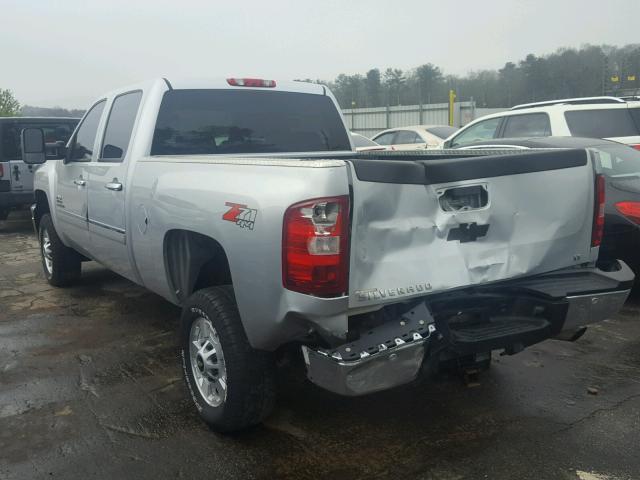 1GC1KXEG2DF119460 - 2013 CHEVROLET SILVERADO SILVER photo 3