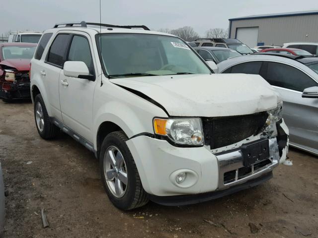 1FMCU0E75AKA86852 - 2010 FORD ESCAPE LIM WHITE photo 1