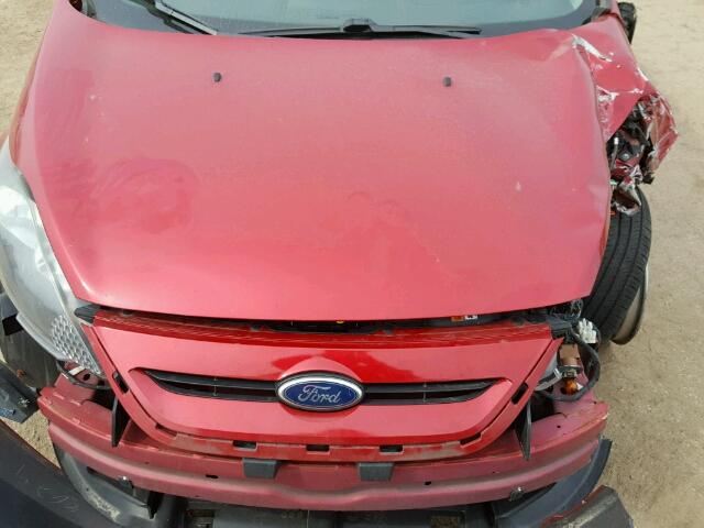 3FADP4FJ0CM111840 - 2012 FORD FIESTA SES RED photo 7