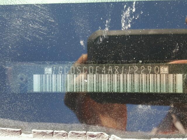 1GCDSCDE4A8112290 - 2010 CHEVROLET COLORADO L BURGUNDY photo 10