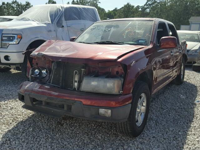 1GCDSCDE4A8112290 - 2010 CHEVROLET COLORADO L BURGUNDY photo 2