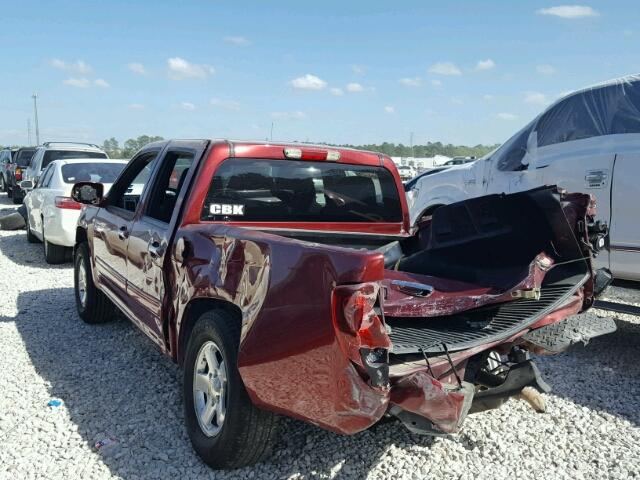 1GCDSCDE4A8112290 - 2010 CHEVROLET COLORADO L BURGUNDY photo 3