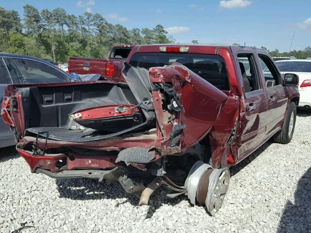 1GCDSCDE4A8112290 - 2010 CHEVROLET COLORADO L BURGUNDY photo 4