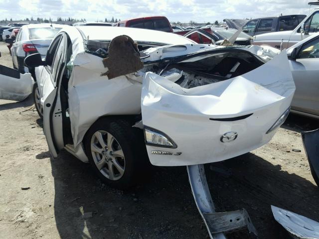 JM1BL1SG2A1282699 - 2010 MAZDA 3 I WHITE photo 3