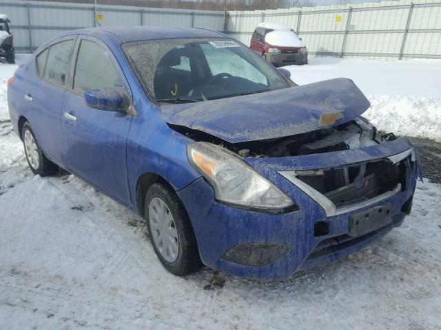 3N1CN7APXFL842961 - 2015 NISSAN VERSA S BLUE photo 1