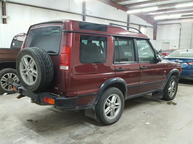 SALTY12412A770533 - 2002 LAND ROVER DISCOVERY BURGUNDY photo 4