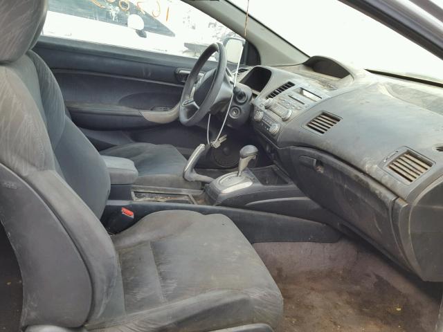 2HGFG12867H515378 - 2007 HONDA CIVIC EX SILVER photo 5