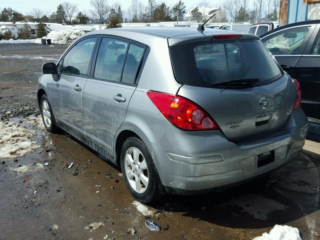 3N1BC13E59L413743 - 2009 NISSAN VERSA S GRAY photo 3