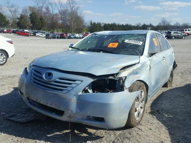 4T4BE46K59R062611 - 2009 TOYOTA CAMRY BASE BLUE photo 2