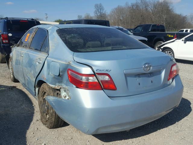 4T4BE46K59R062611 - 2009 TOYOTA CAMRY BASE BLUE photo 3