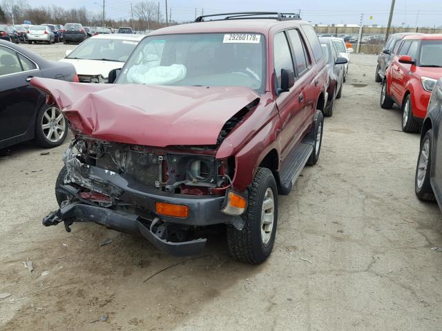 JT3GM84R5W0023751 - 1998 TOYOTA 4RUNNER RED photo 2