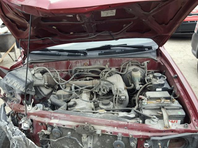 JT3GM84R5W0023751 - 1998 TOYOTA 4RUNNER RED photo 7