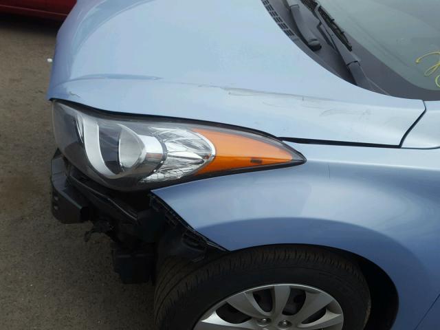 KMHDH4AE1DU540706 - 2013 HYUNDAI ELANTRA GL BLUE photo 9