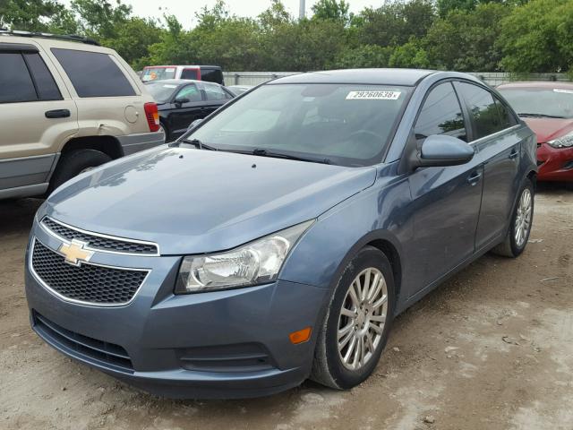 1G1PK5SC9C7342323 - 2012 CHEVROLET CRUZE ECO BLUE photo 2