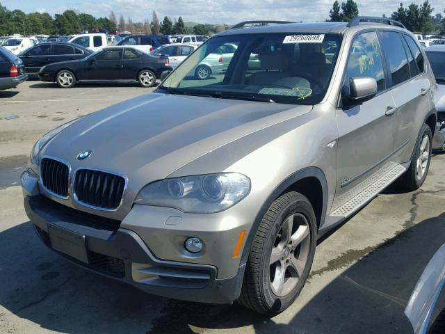 5UXFE43567L017600 - 2007 BMW X5 3.0I TAN photo 2