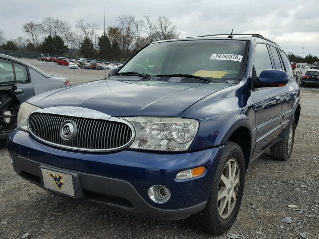 5GAET13P542258909 - 2004 BUICK RAINIER CX BLUE photo 2