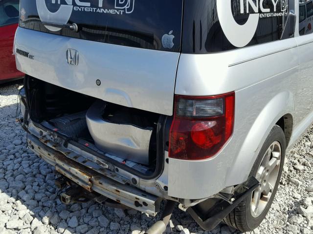 5J6YH18997L016303 - 2007 HONDA ELEMENT SC SILVER photo 9