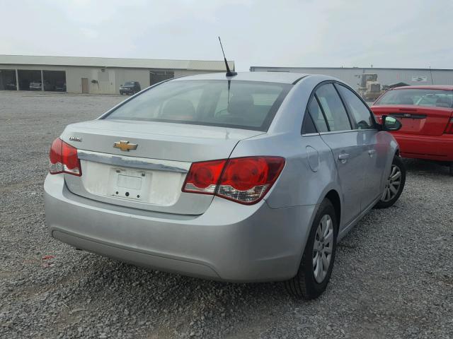 1G1PC5SH9B7302900 - 2011 CHEVROLET CRUZE LS SILVER photo 4