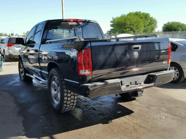 1D7HA18N45S272039 - 2005 DODGE RAM 1500 S BLACK photo 3