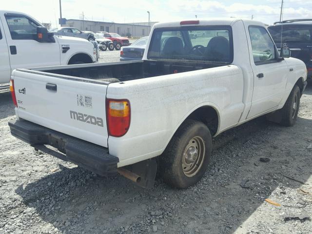 4F4YR12C41TM09826 - 2001 MAZDA B2500 WHITE photo 4