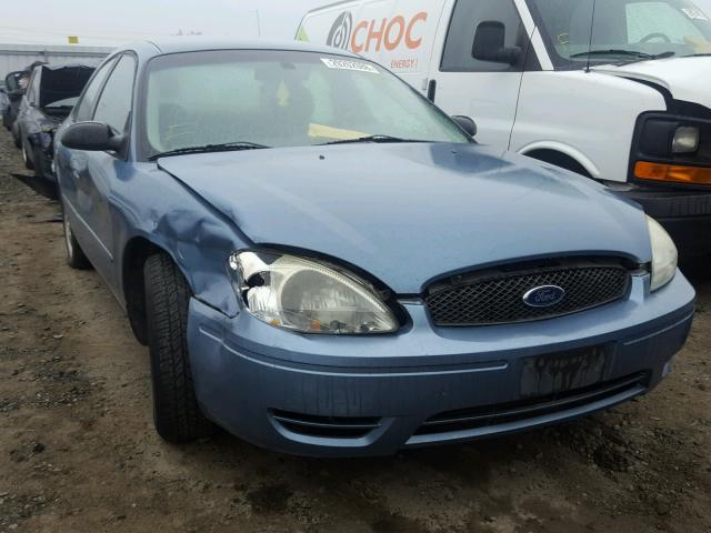 1FAHP53U45A261293 - 2005 FORD TAURUS SE BLUE photo 1