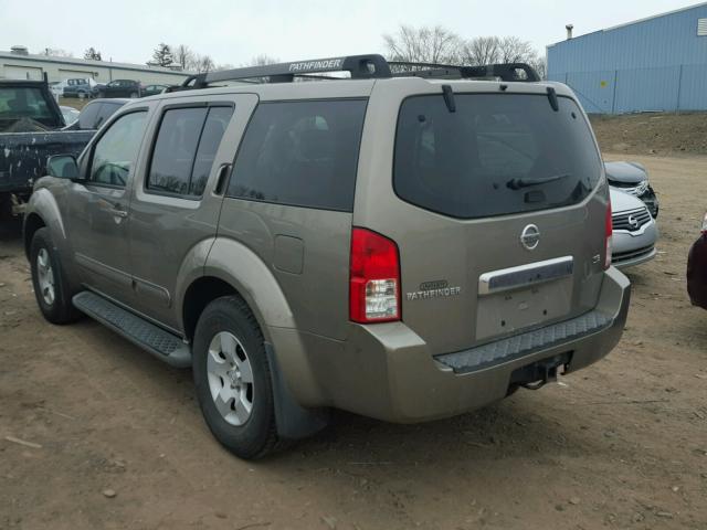 5N1AR18W47C643433 - 2007 NISSAN PATHFINDER BEIGE photo 3