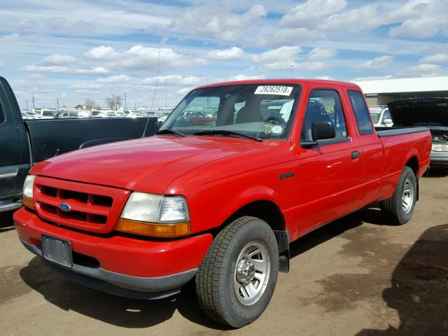 1FTYR14C1XPA42651 - 1999 FORD RANGER SUP RED photo 2