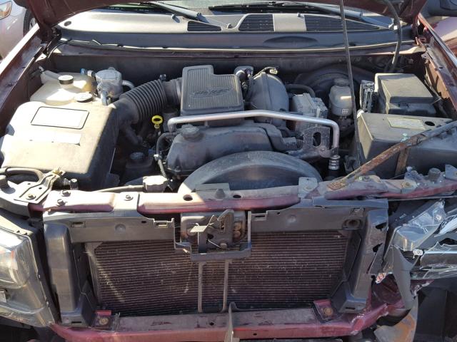 1GNDS13S342393394 - 2004 CHEVROLET TRAILBLAZE MAROON photo 7