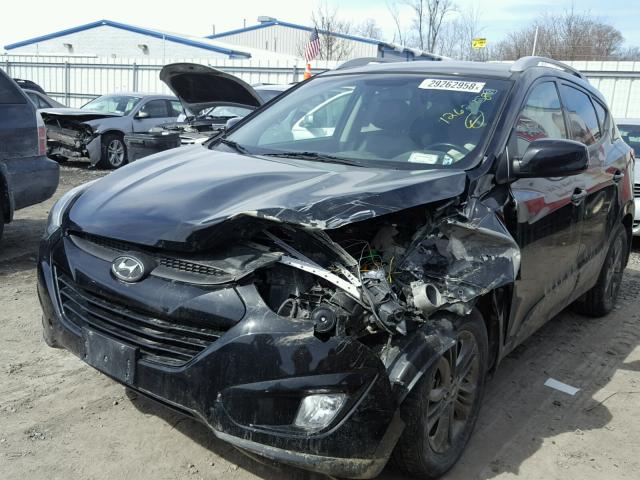 KM8JUCAG4EU798357 - 2014 HYUNDAI TUCSON GLS BLACK photo 2