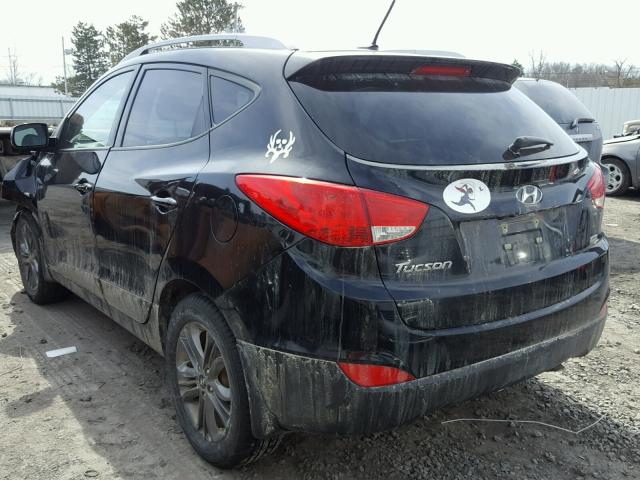 KM8JUCAG4EU798357 - 2014 HYUNDAI TUCSON GLS BLACK photo 3